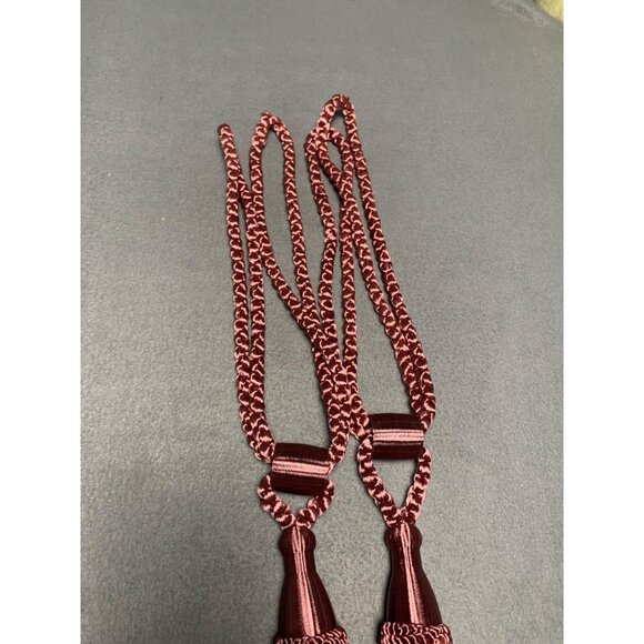 Decorative Curtain Tiebacks with Tassels Set of 2 - 18" Long - Picture 4 of 7